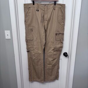 Khaki Cargo Pants | Coogi Denim W42 L35